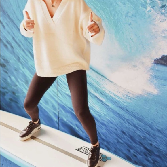 Before You with love sweater in cream color, size SMALL - Picture 4 of 5